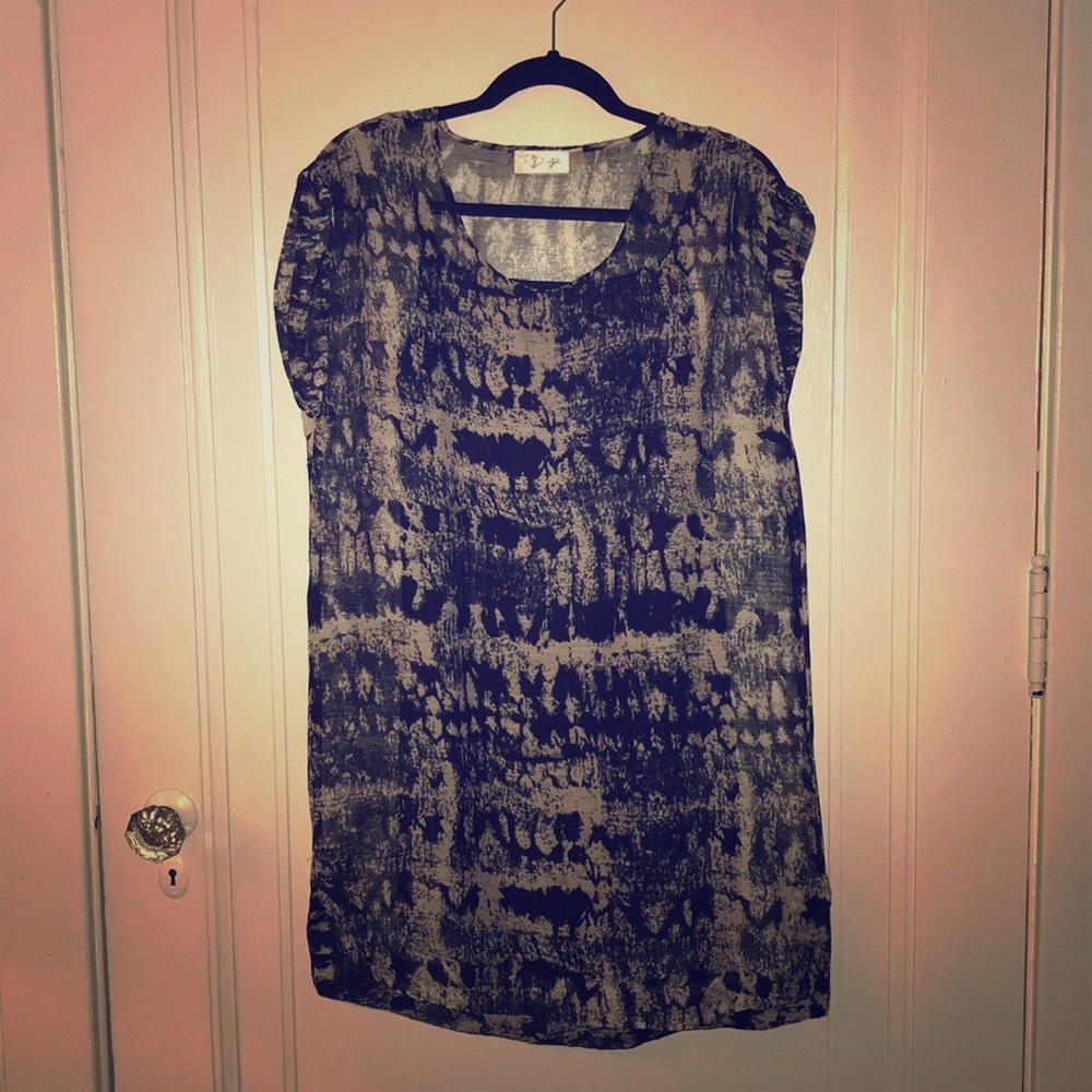 RD Style Navy Tunic Dress